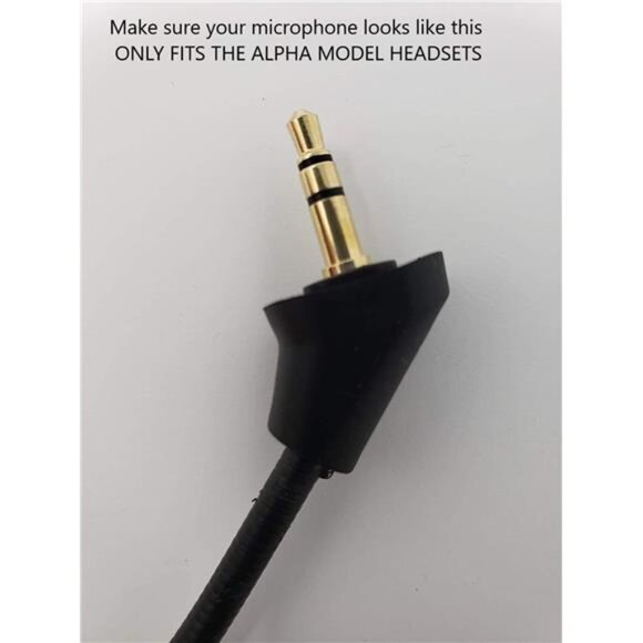Replacement Cloud Alpha Game Mic 3.5mm Microphone Boom only for Kingston HyperX - Picture 3 of 8